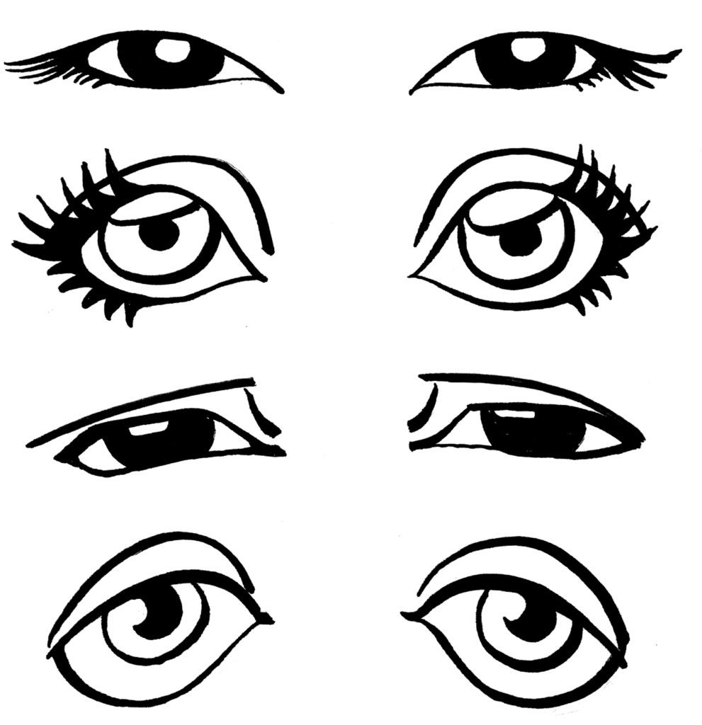 991x1024 How To Draw Eyes Cartoon Howsto.co