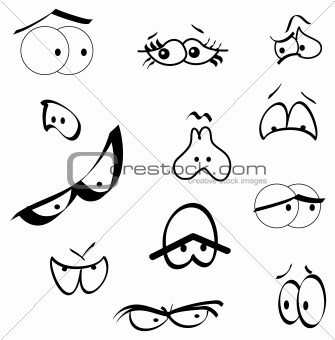 335x340 Image 1501502 Lots And Lots Of Cartoon Eyes From Crestock Stock