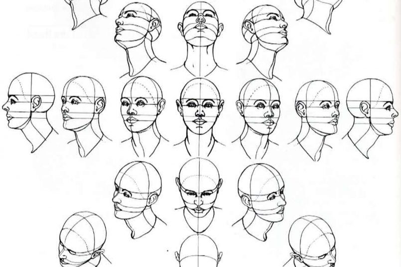805x537 Drawing How To Draw Faces Sideways As Well As How To Draw Faces