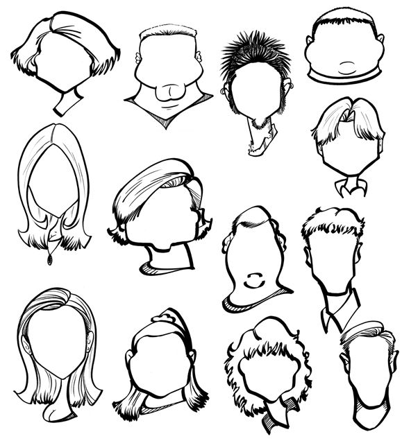 579x636 Face Drawing Cartoon