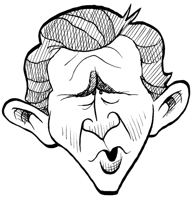 653x686 Happy Birthday George Washington A Caricature Look