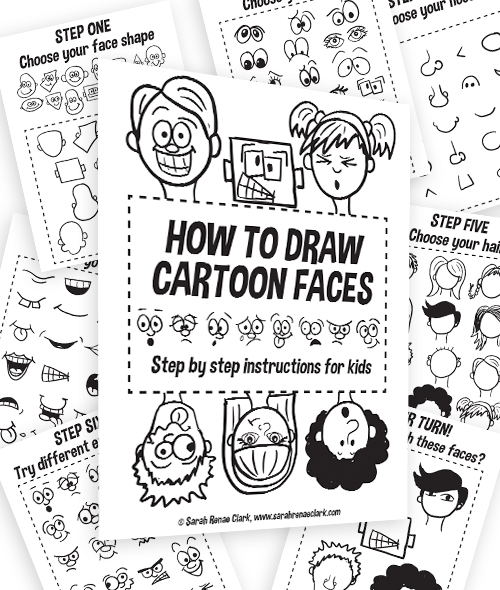 500x590 How To Draw Your Own Cartoon Characters Free Resources! Design