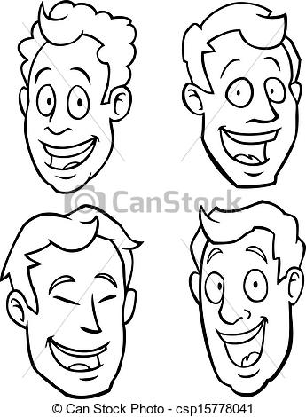 345x470 Pictures Line Drawing Cartoon Faces,