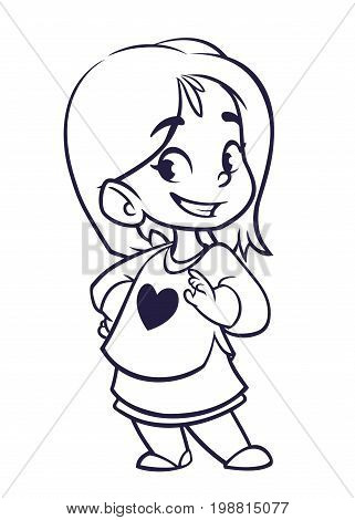 321x470 Vector Color Cartoon Image Cute Vector Amp Photo Bigstock