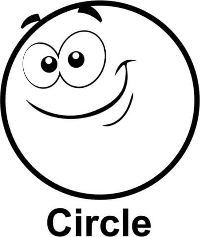 405x480 Circle Cartoon Face Coloring Page Free Printable Coloring Pages