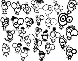 320x250 Cute Faces To Draw 1427 Photoshop Free Brushes Download