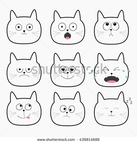 450x470 Drawn Feelings Cartoon Face