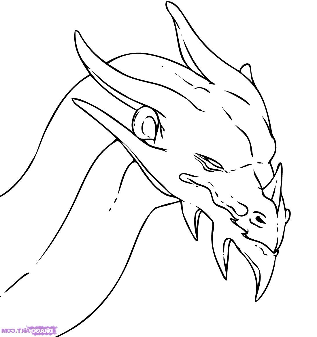 1100x1170 Easy To Drawing Dragon Faces Draw A Basic Cartoon Face