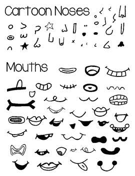 270x350 Cartoon Faces Drawing Guide Eyes, Mouths And Noses By Art Is Basic