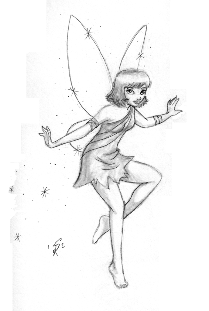 688x1024 How To Draw Fairies Projects To Try Fairy, Drawing