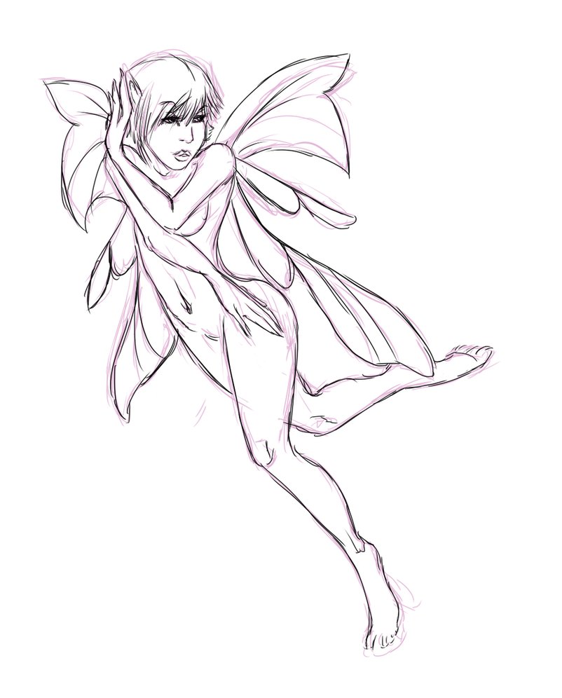 802x996 Learn How To Draw Fairies Online Drawing Lessons