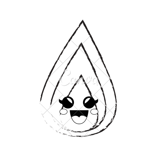 550x550 Fire Cartoon Smiley