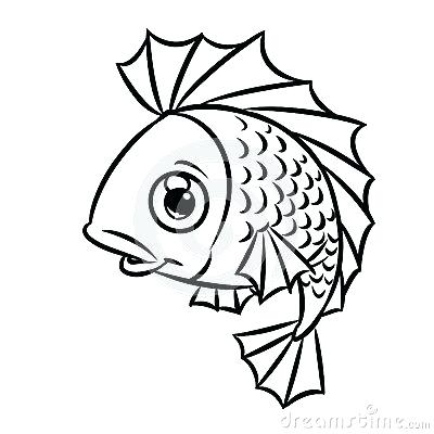 400x400 Cartoon Fish Coloring Pages Of Blowfish
