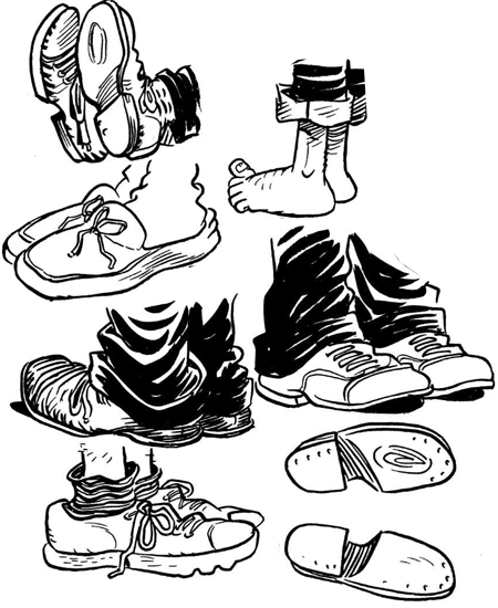 450x550 How To Draw Cartoon Feet Amp Shoes When Drawing Comics Cartooning