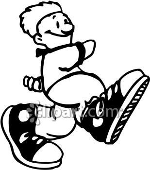 309x350 Big Foot Clipart Cartoon