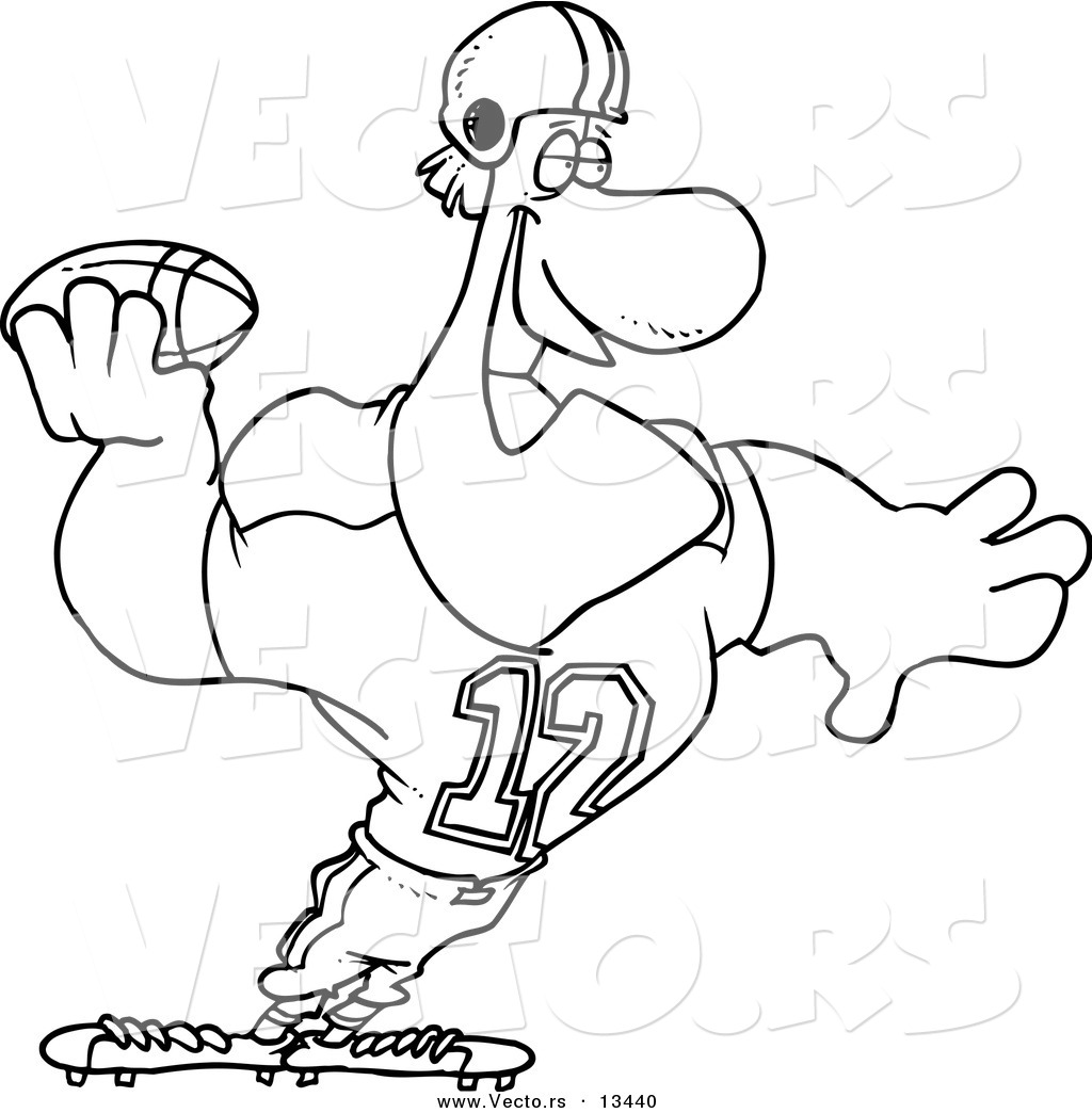 1024x1044 American Football Ball Outline Stock Illustration Image Drawing
