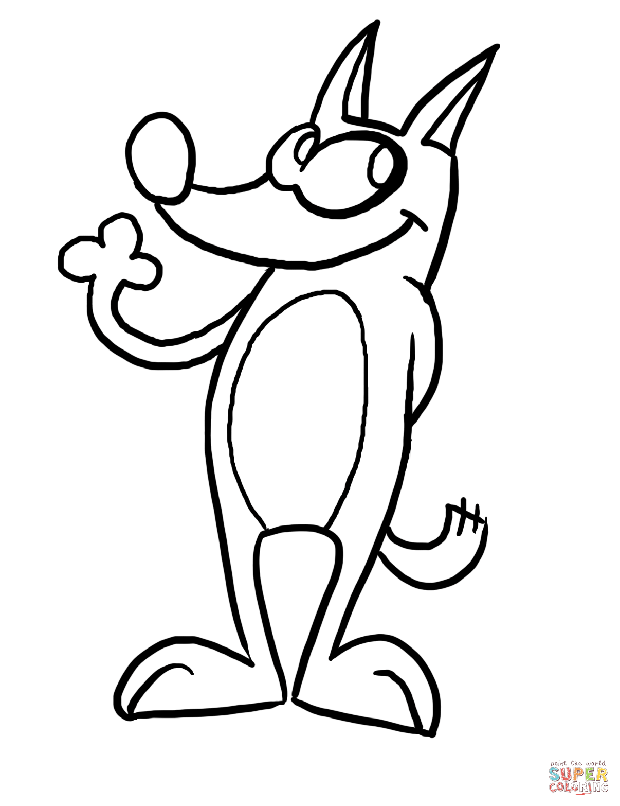 1206x1566 Funny Fox Coloring Page Free Printable Coloring Pages