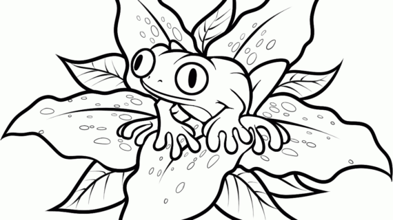 Cartoon Frog Drawing