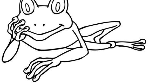 570x320 Drawings Of Frogs Cartoon Frog Drawings Clipartsco