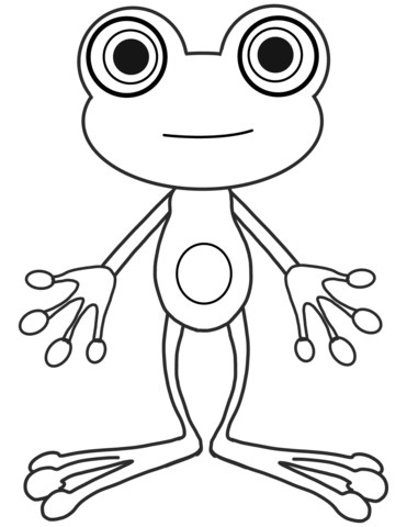 371x480 Cartoon Frog Coloring Page Free Printable Coloring Pages