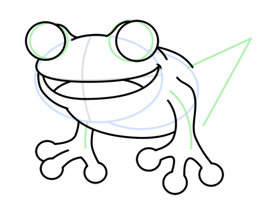 540x405 How To Draw A Frog Cartoon