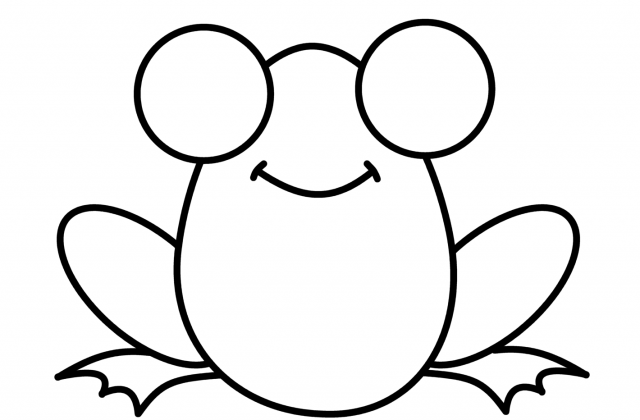 640x420 Tag For Frog Kids Drawing Printable Cartoon Cute Frog Character