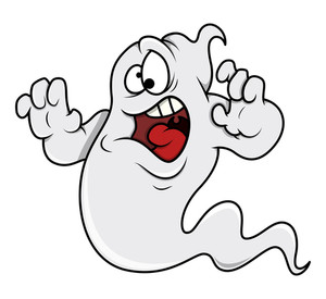 300x275 Funny Cartoon Ghost