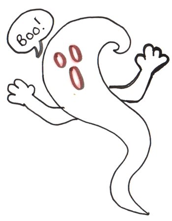350x450 How To Draw Ghosts With Easy Step By Step Drawing Lesson