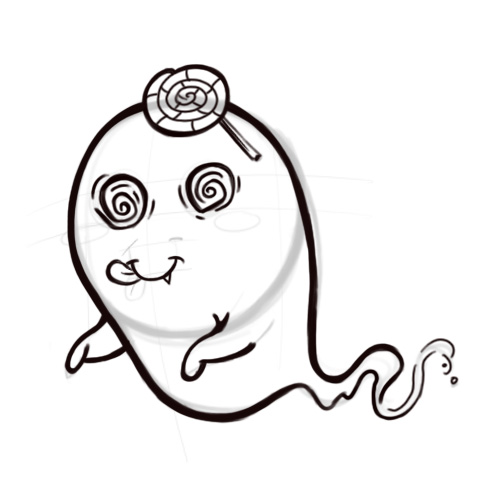 500x500 How To Draw A Cartoon Ghost 5 Steps (With Pictures)