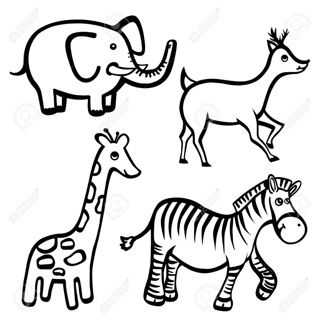 1024x1024 Cartoon Giraffe Drawing Best Cartoon Giraffe Ideas