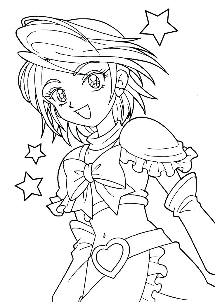736x1031 Cartoon Girl Coloring Pages Anime Cartoon Coloring Pages 2 Boy