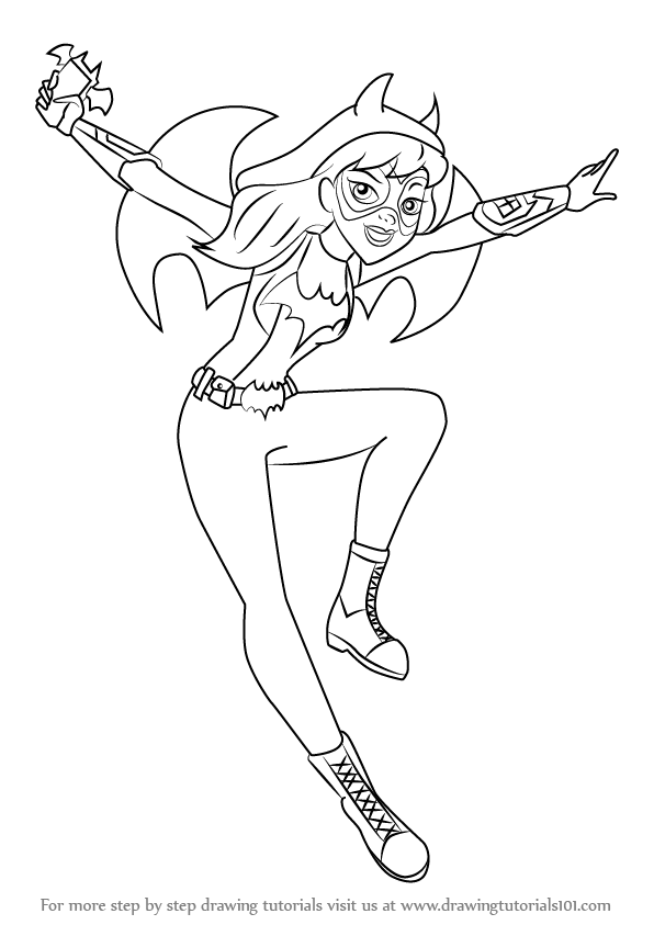 596x843 Drawing How Draw An Easy Girl Superhero As Well As How