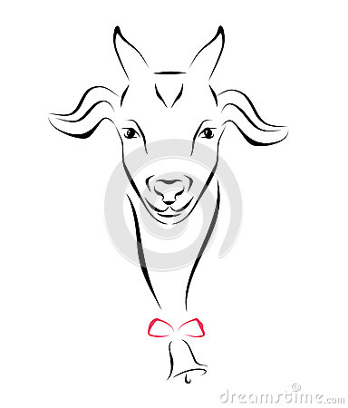 384x450 Drawn Goat Cute