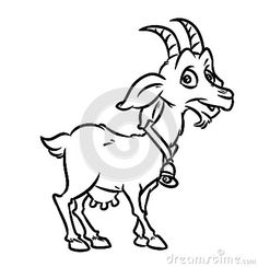 236x244 Eating Funny Goat Cartoon Funny Cartoon Goats