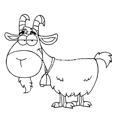 380x400 Cartoon Goat Vector Goats Goats, Cartoon And Pdf