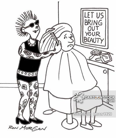 400x473 Hair Salon Cartoons And Comics
