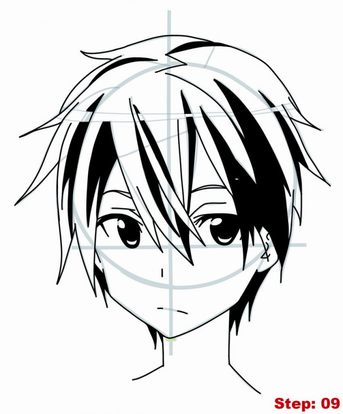 688x831 How To Draw Kirito From Sword Art Online