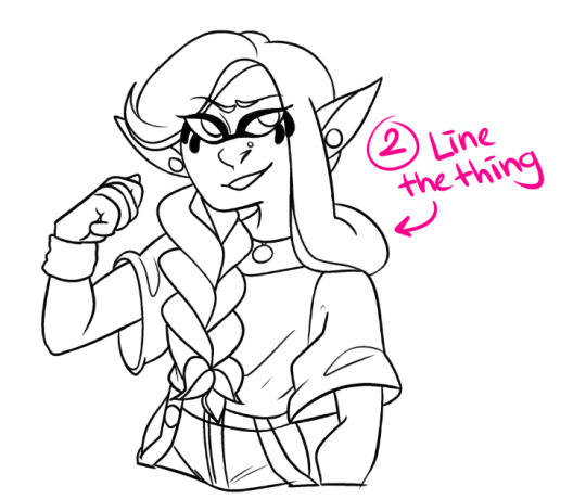 540x460 Hair Shading Tutorial Tumblr