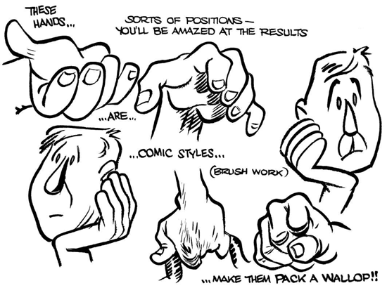 550x420 Drawing Hands How To Draw Comic Cartoon Hands With Easy Steps