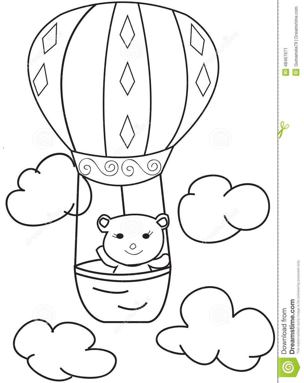 1035x1300 Drawn Balloon Cartoon