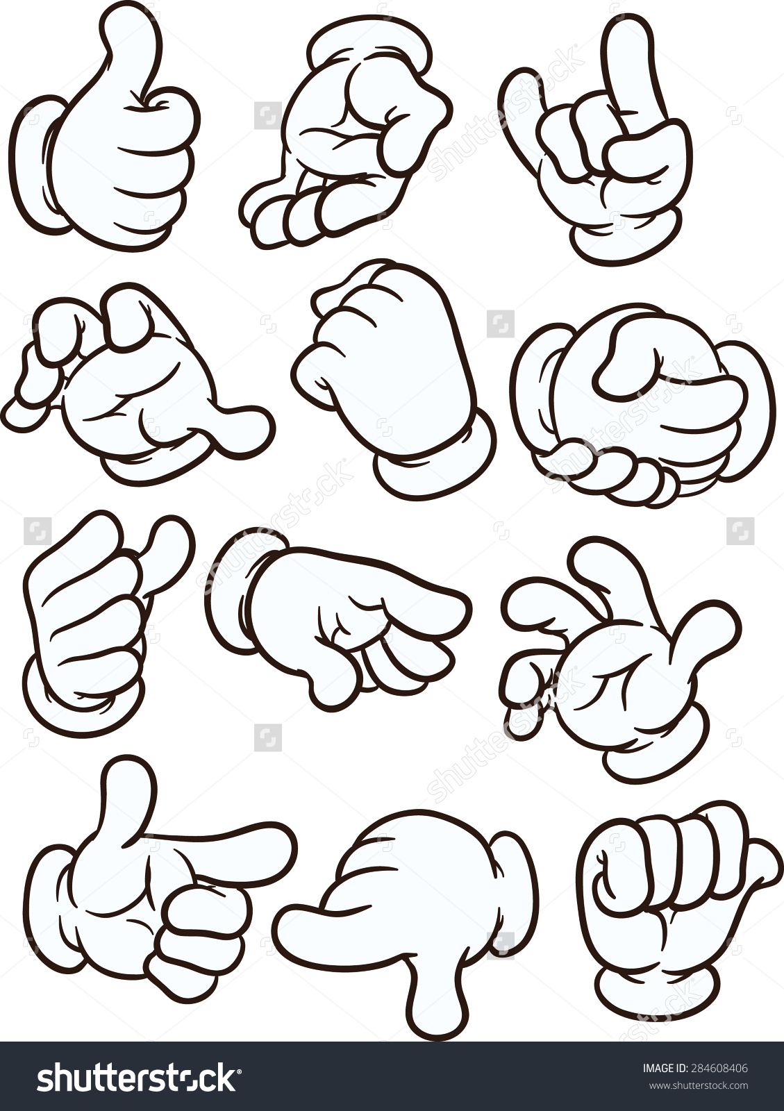 1129x1600 Cartoon Hand Clipart