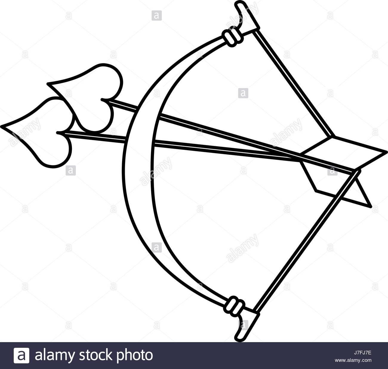 1300x1236 Bow And Arrow Heart Cartoon Love Icon Image Stock Vector Art