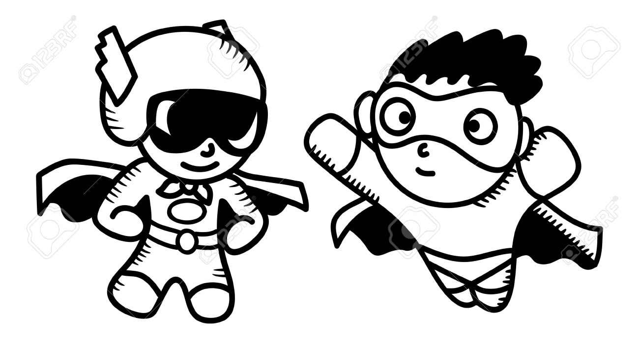 1300x699 Hero Cartoon Royalty Free Cliparts, Vectors, And Stock