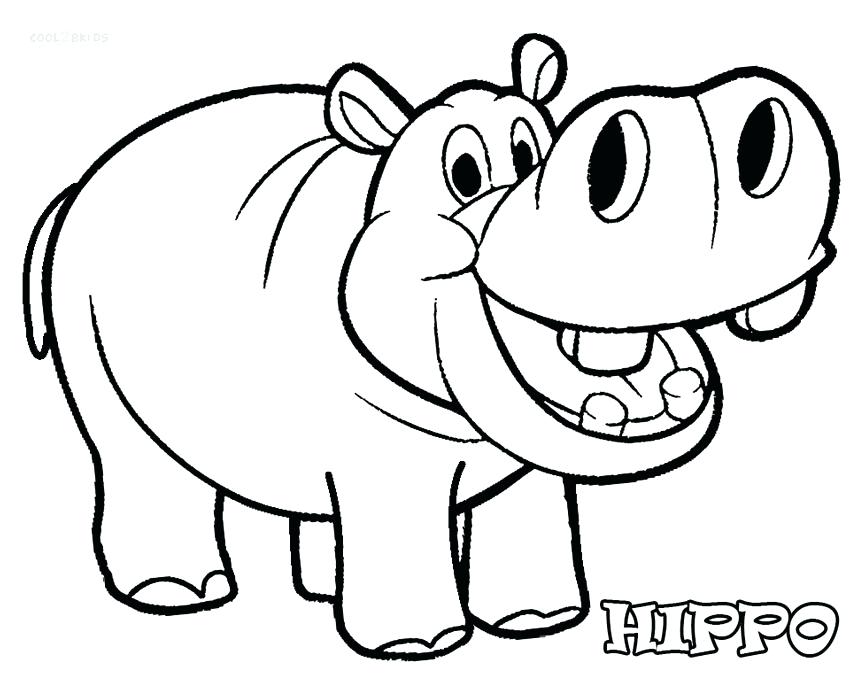 850x682 Coloring Page Hippo S Coloring Pages Hippopotamus Coloring Pages