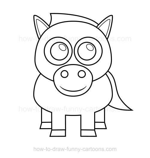 500x525 To Draw A Horse