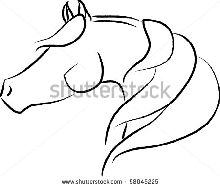 450x383 Image Result For Drawing Horses Heads