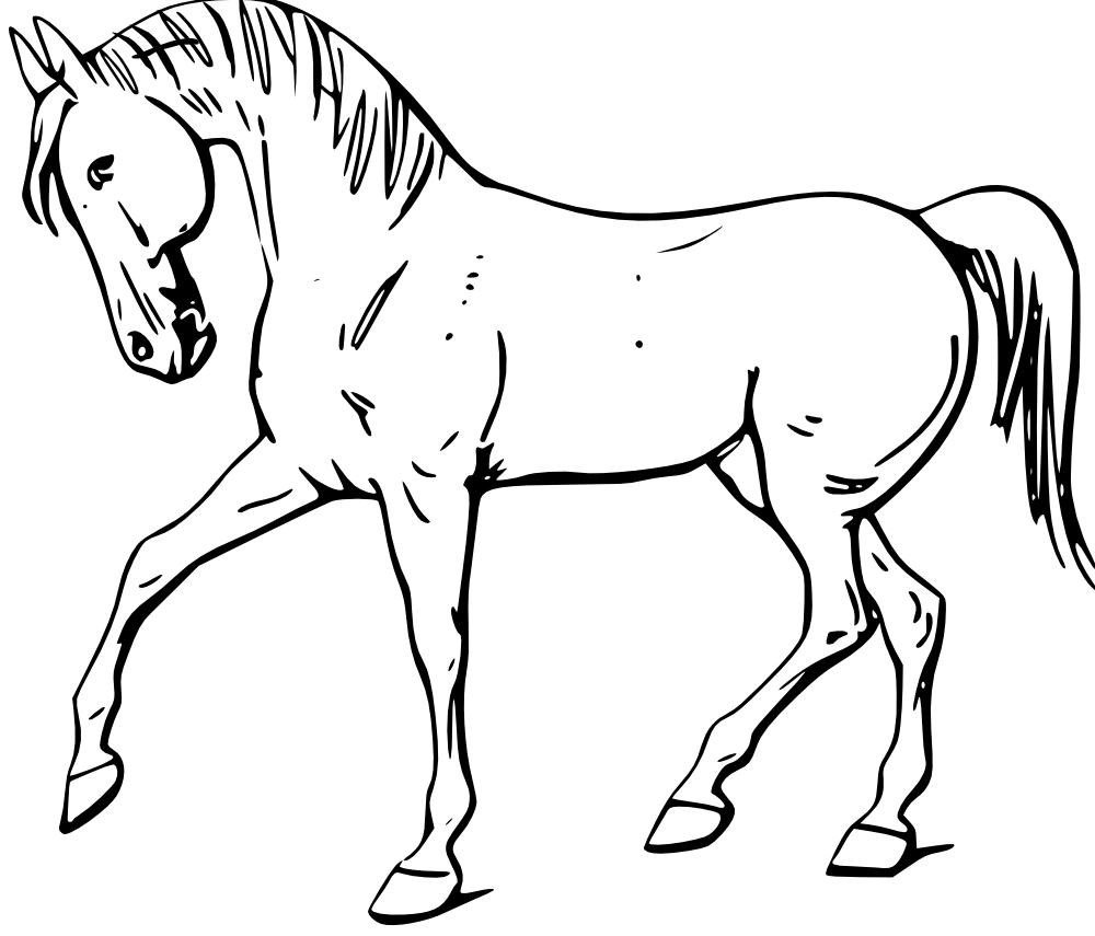 1000x855 Cartoon Horse Clip Art 2