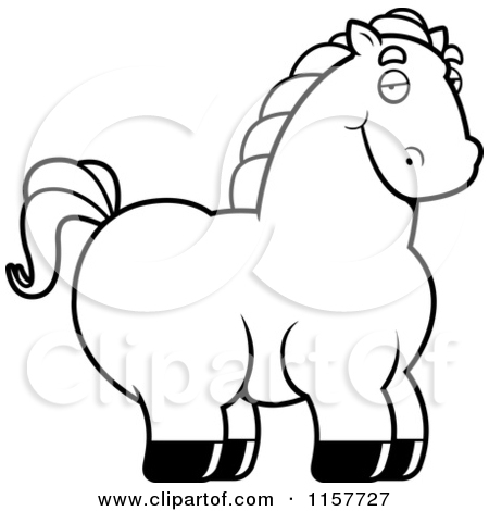 450x470 Comical Horse Clipart