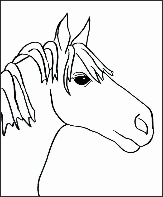 686x828 Easy Drawing Of A Horse U2fsb Unique Easy Horse Drawings In Pencil