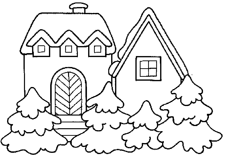 923x640 Cartoon Picture Of A House